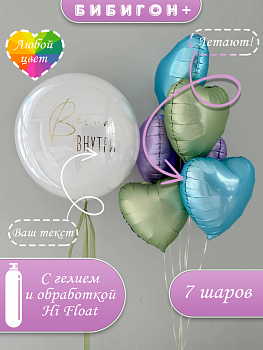 Воздушные шары с гелием весеннее настроение
