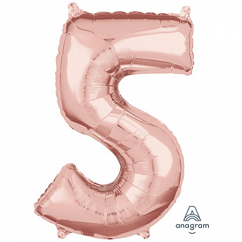 А ЦИФРА 5 26" Rose Gold
