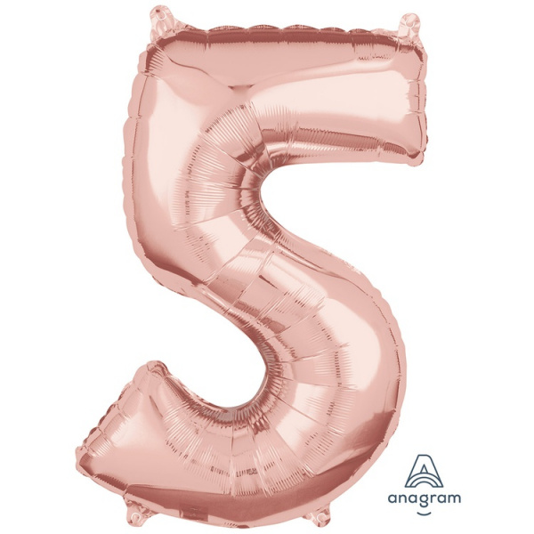 А ЦИФРА 5 26" Rose Gold