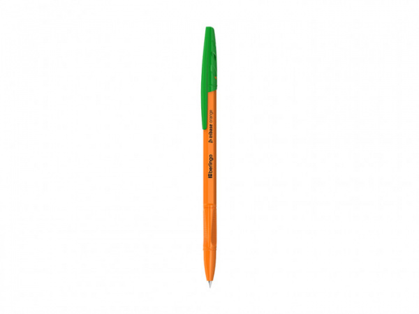 Ручка шариковая Berlingo "Tribase Orange" зеленая, 0,7мм CBp_70914