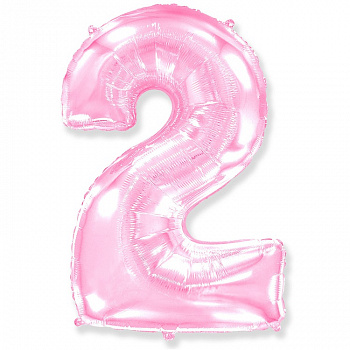 Ф ЦИФРА 2  40" Pink