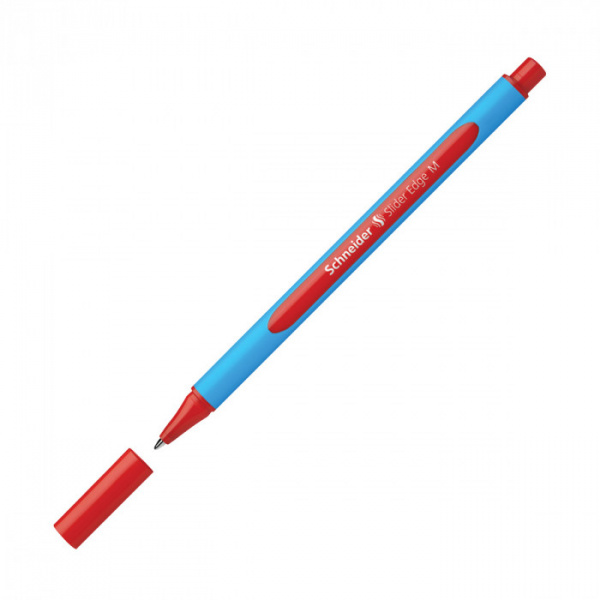 Ручка шариковая Schneider "Slider Edge M" красная, 1,0мм, трехгранная 152102