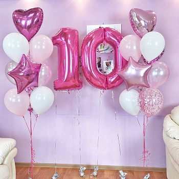 Шары на 10 лет «Для принцессы!