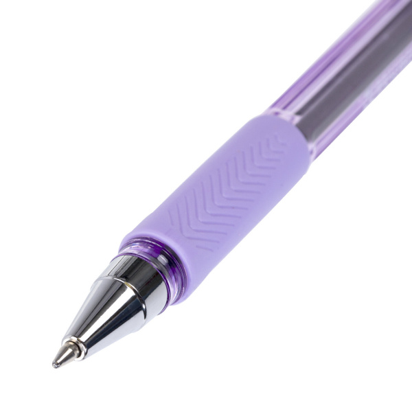 Ручка шариковая BRAUBERG BP-GT PASTEL, СИНЯЯ, корпус ассорти, пишущий узел 0,7 мм, линия письма 0,35