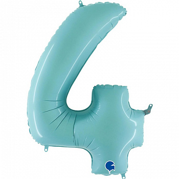 Г ЦИФРА 4  40" Пастель Blue