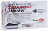 Маркер перманентный Crown "Multi Marker Super Slim" черный, пулевидный, 1мм P-505F