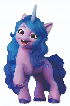Шар (39''/99 см) Фигура, My Little Pony, Лошадка Иззи, 1 шт. Flexmetal, ИСПАНИЯ