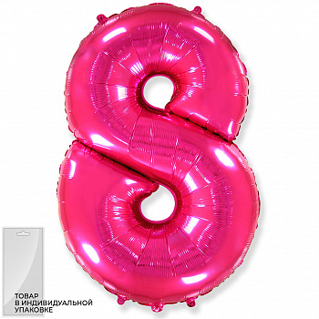 Ф ЦИФРА 8  40" Fuchsia