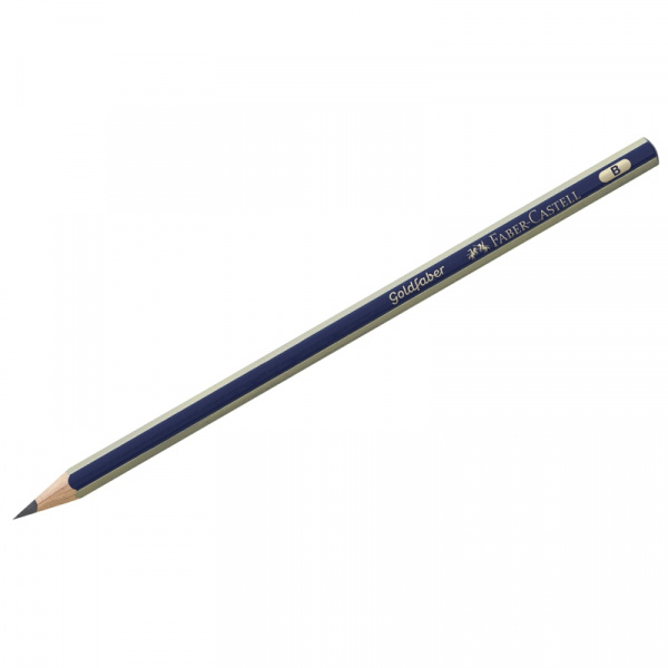 Карандаш ч/г Faber-Castell "Goldfaber 1221" B, заточен. 112501
