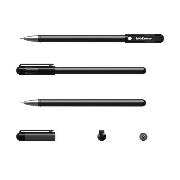 Ручка гелевая ErichKrause G-Soft Stick Classic 0.38, цвет чернил черный (в коробке по 12 шт.)