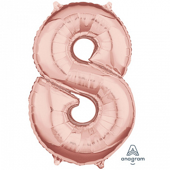 А ЦИФРА 8 26" Rose Gold