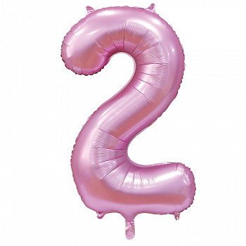 К ЦИФРА 2  40" Сатин Pink